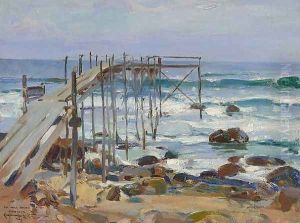 The Mill Stand-Montauk, 1928 by Walter Granville-Smith