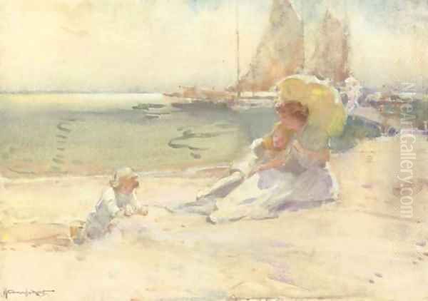 Along the Beach, Bellport Bay, New York - view 1