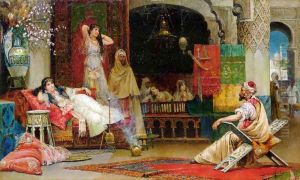 In the Harem by Juan Gimenez y Martin