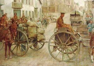 A military procession by Juan Antonio Gonzalez