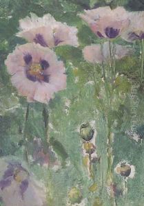 Lavender poppies by Walter Gay
