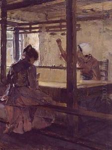 Les Tisseuses by Walter Gay