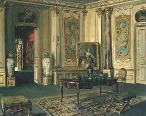 Le Grand Salon Musee Jacquemart Andre 1913 by Walter Gay
