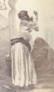 Une danseuse de Cairo (Cairene Dancer) by Eugene Pierre Francois Giraud