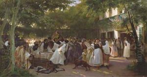 La Czarda Hongroise by Eugene Pierre Francois Giraud
