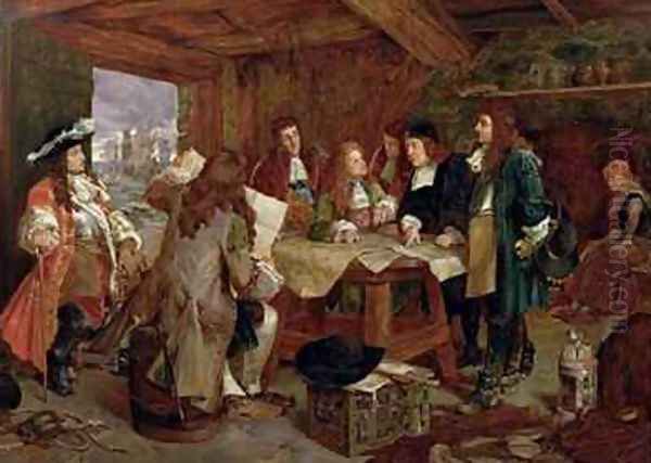 A Council of War William Prince of Orange and his Aides after Landing at Torbay - view 1