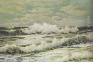 Breaking waves by George Howell Gay