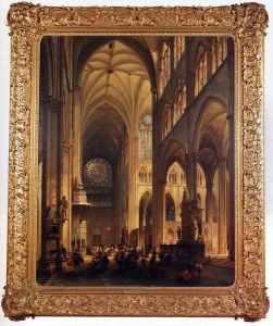 The Cathedral Of Amiens by Jules Victor Genisson