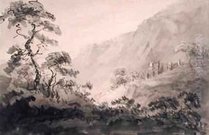 Mountainous Landscape with Ruin by Rev. William Gilpin