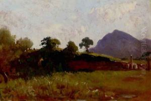 Marsh At Pontins by Jean-Baptiste-Adolphe Gibert