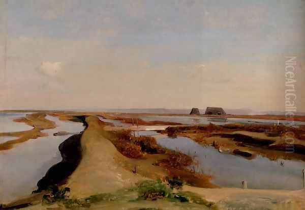 The Salt Marshes, Ostia - view 1