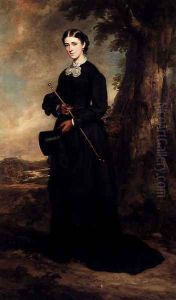 Portrait Of A Lady by Sir Francis Grant