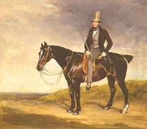John Hay Mackenzie on his Dark Bay Cob