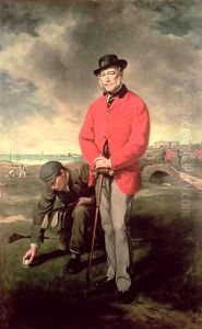 Portrait of John Whyte Melville of Bennochy and Strathkinness Captain of the Club 1823