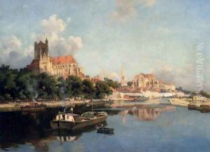 Vue De La Cathedrale D'Auxerre