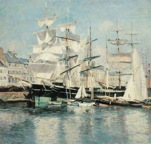 Squared Riggers in Le Havre by Johannes Grimelund