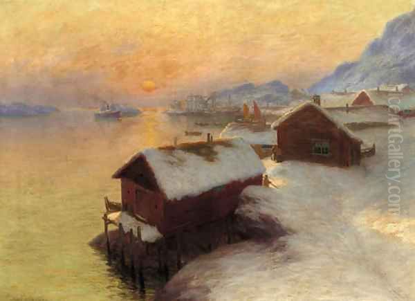 Shipping off the Lofoten Islands - view 1