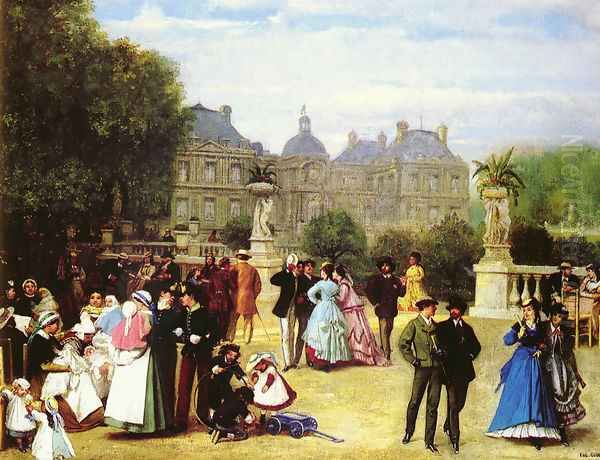In The Luxembourg Gardens, Paris - view 1