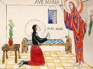 Annunciation by Eric Gill