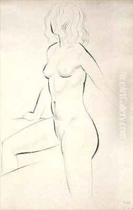 Standing Female Nude by Eric Gill