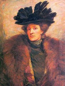 Portrait of a Lady, Paris 1897 by Walter Griffin