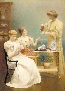 Tea time by George Arthur Gaskell