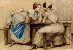 The confidantes by Constantin Guys