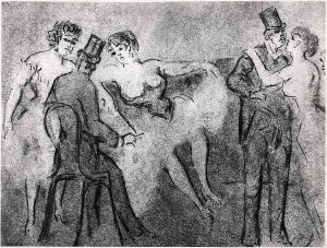 At the Brothel by Constantin Guys