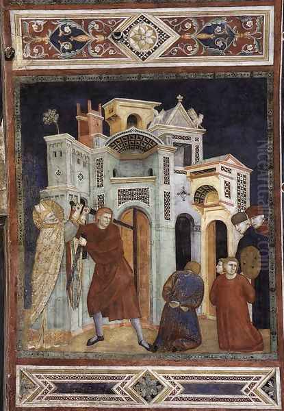 St Nicholas Saving Three Innocents from Decapitation 1300-01 - view 1