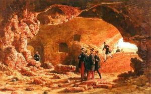 Genietruppen Beim Sprengmanover, 1847 - Picture 2 by Karl Girardet