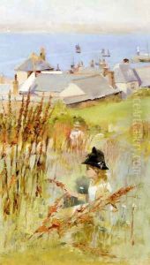 Newlyn From "The Meadow" by Norman Garstin