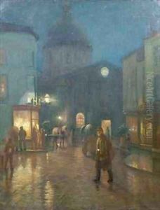 A Steady Drizzle by Norman Garstin