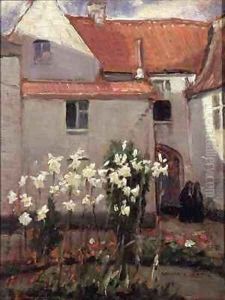 Madonna Lilies by Norman Garstin