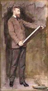Portrait of Norman Garstin 1847-1926 by Norman Garstin