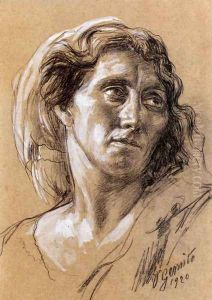 Portrait Of A Woman by Vincenzo Gemito