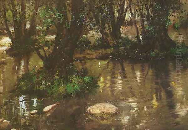 Lago en el bosque - view 1