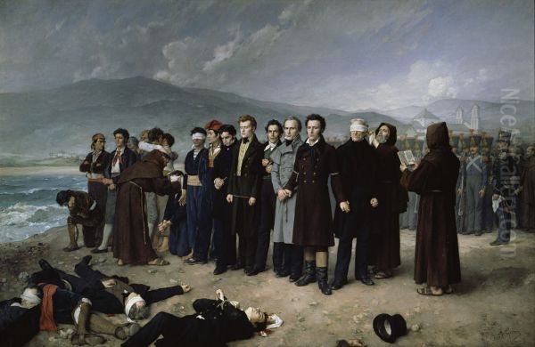 Execution of Jose Maria de Torrijos y Uriarte 1791-1831 and his Companions in 1831 - view 1