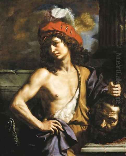 David with the head of Goliath - view 1