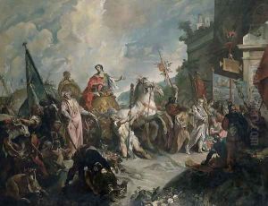 The Triumph of a Roman General by Giovanni Antonio Guardi