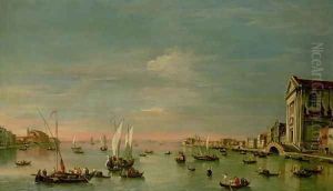 The Canal della Giudecca with the Church of Gesuati