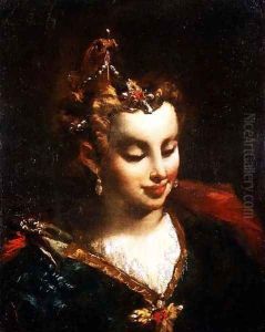 Pharaohs Daughter after Palma Il Giovane Jacopo Negretti