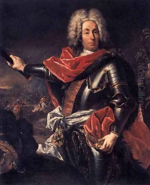 Portrait of Marshal Matthias von der Schulenburg - view 1