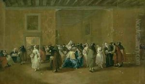 The Sala Grande of the Ridotto Palazzo Dandolo San Moise by Giovanni Antonio Guardi