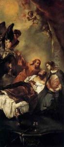 The Death of Joseph by Giovanni Antonio Guardi