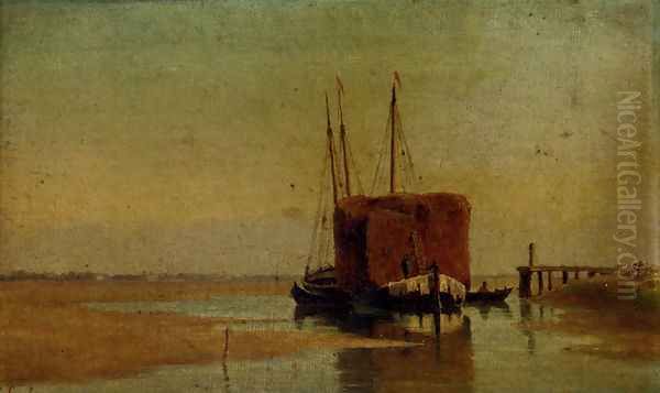 A Dutch Hay Barge - view 1