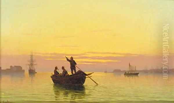 Venetian fishermen returning home - view 1
