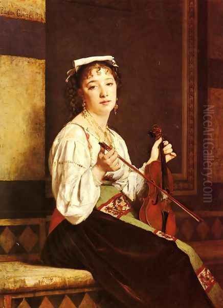Musicienne Italienne (Italian Musician) - view 1