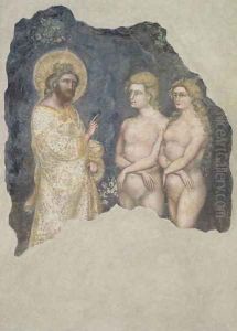 Adam and Eve Blessed by God by Ridolfo di Arpo Guariento