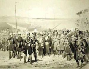 Landing of a Military Leader at Redout Kale on the Black Sea by Grigori Grigorevich Gagarin