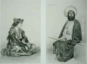 Costumes of Baku Caspian Coast by Grigori Grigorevich Gagarin